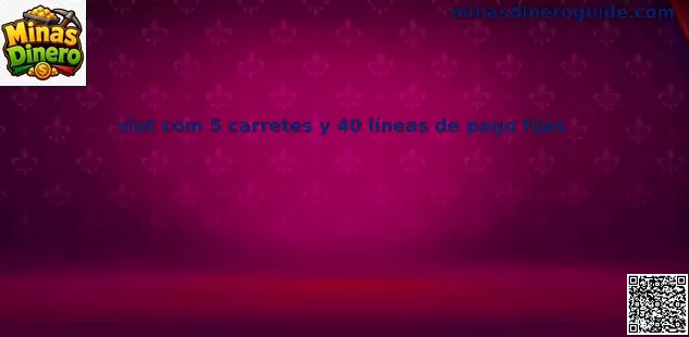 slot 5 carretes 40 líneas
