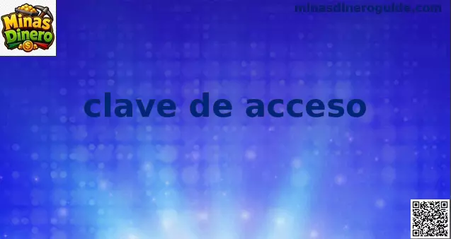 Guía visual de clave de acceso