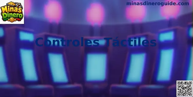 Controles táctiles de Minas Dinero en un tablero digital móvil para usuarios en México